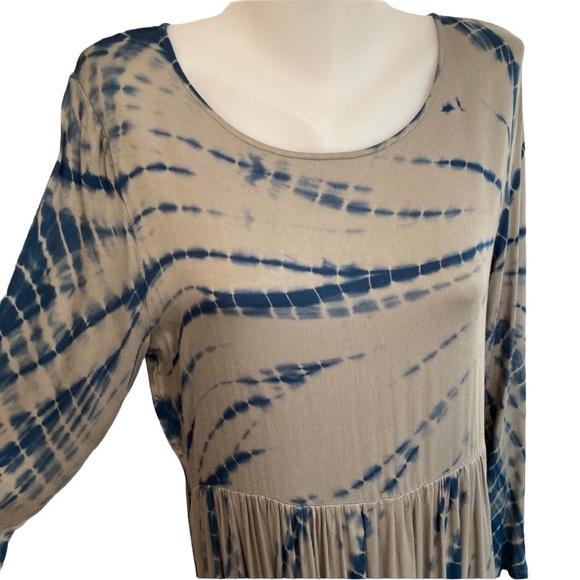 Anthropologie Eliska Tie-Dye Maxi Dress shortened hem Dolan left coast M - Picture 5 of 15